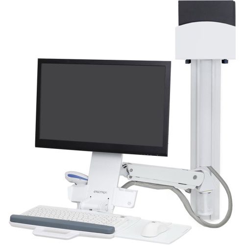 Ergotron StyleView Sit-Stand Combo System White 45-273-216